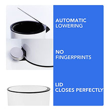 Load image into Gallery viewer, Bamodi Bathroom Bin 3L – Bathroom Bins with Lids – Small Pedal Bin for Bathroom, Toilet, Restroom – Stainless Steel Rubbish Waste Trash Can with Removable Inner Bucket (white)