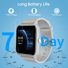 Load image into Gallery viewer, Smart Watch, Blackview Fitness Tracker with Heart Rate Monitor, Sleep Tracking & SpO2, 5ATM Waterproof Pedometer Watch, Touchscreen Smartwatch for Women Men Compatible with iOS and Android Phones