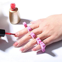 Load image into Gallery viewer, 50pcs Foam Sponge Toe Separators Finger Dividers Soft Sponge Finger Divider Spacer Nail Art Manicure Pedicure Tools - Pink