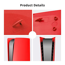 Load image into Gallery viewer, NexiGo PS5 Accessories Cover Set, PS5 Controller Faceplate & Protective Shell Cover for PlayStation 5 Digital Edition, Anti-Scratch Dustproof Protective Cover for Sony PS5 Console (Red)