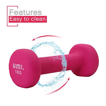Load image into Gallery viewer, Amazon Brand - Umi - Neoprene Dumbbell (2 x 1KG)