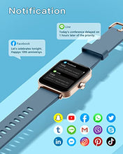 Load image into Gallery viewer, HUAKUA Smart Watch for Women Men,1.69 inch HD Touch Screen Fitness Watch Smartwatch with SpO2 Heart Rate Monitor Sleep Tracker Pedometer Personalized Watch Face Multi Sport Modes for Android iOS