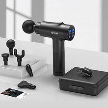 Load image into Gallery viewer, Massage Gun, AERLANG Massage Gun Deep Tissue, Handheld Percussion Muscle Massager with 20 Speed Levels 6 Massage Heads and LCD Display, for Pain Relief&Fitness Recovery, Body Shaping
