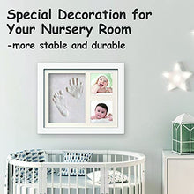 Load image into Gallery viewer, PewinGo Footprint Kit & Handprint Kit, Baby Photo Frame Kit Clay for Newborn Baby Girls and Boys, Baby Shower Gifts,Baby Registry, New Parents Gift, Perfect Baby Memory and Nursery Room Decoration