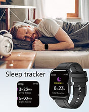 Load image into Gallery viewer, GRV Smart Watch,Fitness Watch with Heart Rate,Blood Oxygen,Sleep Monitor,1.69" Touch Screen IP68 Waterproof Smartwatch,Step Counter Watch,Customized Watch Face for Women Men for iOS Android