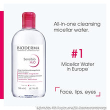 Load image into Gallery viewer, Bioderma Sensibio (*Crealine) H2O Make Up Removing Micelle Solution, 500 ml