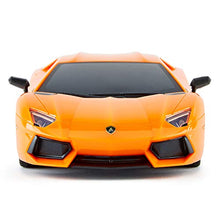 Load image into Gallery viewer, CMJ RC Cars™ Lamborghini Aventador Officially Licensed Remote Control Car 1:18 Scale Working Lights 2.4Ghz Orange