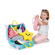 Load image into Gallery viewer, Trunki Children’s Ride-On Suitcase & Kid's Hand Luggage: Una Unicorn (Teal)