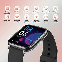 Load image into Gallery viewer, IMFRCHCS Smart Watch, Fitness Tracker Watch with Heart Rate Monitor, Activity Tracker with Sleep and Blood Oxygen Monitor, IP68 Waterproof Pedometer Watch for Kids Men Women for Android IPhone