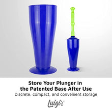 Load image into Gallery viewer, Luigi's - The World's Best Toilet Plunger | The Big, Blue & Green Unblocking Machine | Heavy Duty Unblocker with Unique Bellows Design | Clears & Unblocks All Toilets