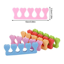 Load image into Gallery viewer, 20 Pcs Toe Separators Finger Separators, Soft Sponge Toe Separator for Painting Nails, Toe Nail Separator, Toes Separators Pedicure, Toe Finger Dividers for Women Nail Art Pedicure Manicure