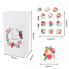 Load image into Gallery viewer, HOWAF 12Pcs Team Bride Bags Floral Hen Party Bags White Paper Party Bags Kraft Gift Bags Goody Bags Bride Wedding Bags Gift Bag Wedding Celebrations Bags for Party Favour Hen Do Accessories