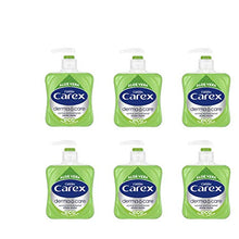 Load image into Gallery viewer, Carex Dermacare Aloe Vera Antibacterial Hand Wash Pack of 6, Cleansing Hand Soap that's gentle and Protects Hands, Antibacterial Soap with Added Moisturisers, Aloe Vera Soap, 250 ml (Pack of 6)