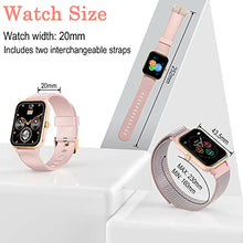 Load image into Gallery viewer, Blackview Smart Watch for Women, 1.69" Full Touch Screen Fitness Watch with Female Health Tracking, SpO2/Body Thermometer/Heart Rate/Sleep Monitor, IP68 Waterproof Step Counter Watch for Android iOS