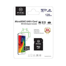 Load image into Gallery viewer, AXE MEMORY 128GB microSDXC Memory Card + SD Adapter with A1 App Performance, V30, UHS-I U3, 4K