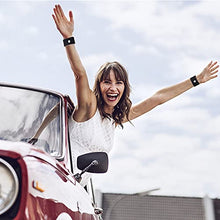 Load image into Gallery viewer, 2 Pairs Motion Sickness Relief Wristbands Travel Sickness Band Anti Nausea Wrist Bands Bracelet for Morning Sickness Sea Travel Car Sickness Adults and Children (Black+Gray)