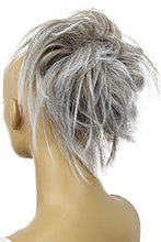 Load image into Gallery viewer, PRETTYSHOP XXL Hairpiece Scrunchy Updo Bridal Hairstyle Voluminous Wavy Messy Bun Gray Mix G10F