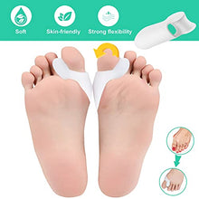 Load image into Gallery viewer, 10 Pack Gel Big Toe Separator and Bunion Protectors DYKOOK Gel Bunion Pads & Bunion Corrector Toe Straightener Spreads Big Toe Straightens Overlapping Toe Relief Bunions,Calluses Pain