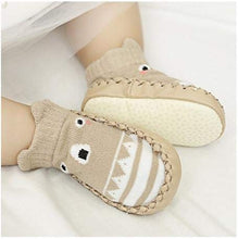 Load image into Gallery viewer, XM-Amigo 4 Pairs of Baby Boys Girls Indoor Slippers Anti-Slip Socks Shoes, Blue Set01, 0-6 Months