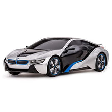 Load image into Gallery viewer, RASTAR 48400 BMW I8 1:24 Remote Control Car, Black & White, Scale