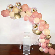 Load image into Gallery viewer, SKYIOL Balloons Arch Pink Gold White 100 Pcs Helium Latex Balloons Decoration Set with 5m Balloon Garland Sticker for Women Girls Birthday Wedding Baby Shower Baptism Anniversary Party