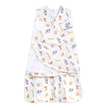 Load image into Gallery viewer, HALO 100% Cotton Sleepsack Swaddle, 3-Way Adjustable Wearable Blanket, TOG 1.5, Jungle Cotton, Preemie