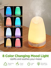 Load image into Gallery viewer, InnoGear Essential Oil Diffuser, 150ml Ultrasonic Humidifier Adjustable Mist Mode Quiet Operation Waterless Auto-Off for Home Office Yoga (Basic White)
