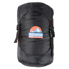 Load image into Gallery viewer, Azuma 7ft Black/Grey 3 Season Camping Mummy Shape Sleeping Bag - LEFT ZIP