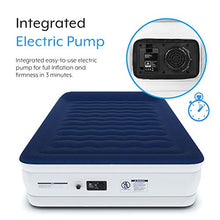 Load image into Gallery viewer, Active Era Luxury King Size Double Queen Air Bed - Elevated Inflatable Air Mattress, Electric Built-in Pump, Raised Pillow & Structured I-Beam Technology, Height 56cm