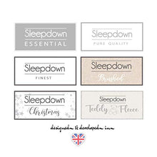 Load image into Gallery viewer, Sleepdown Textured Stripe Blush Pink Grey Reversible Duvet Cover & Pillowcase Set Bedding Quilt Case Single Double King Super King (Double)