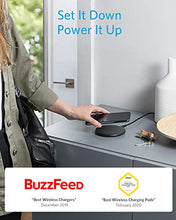 Load image into Gallery viewer, Anker Wireless Charger, PowerWave Pad Qi-Certified 10W Max for iPhone 12, 12 Mini, 12 Pro Max, SE 2020, 11, 11 Pro, AirPods, Galaxy S20 (No AC Adapter, Not Compatible with MagSafe Magnetic Charging)