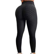 Load image into Gallery viewer, EXGOX Women High Waist Yoga Pants Stretch Running Workout Yoga Leggings Tummy Control Sport Tights Black