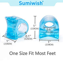 Load image into Gallery viewer, Sumiwish 10 Pack Big Toe Separators, Silicone Toe Spacers for Overlapping Toes, Bunion Correctors for Bunion Pain Relief