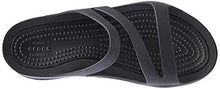 Load image into Gallery viewer, Crocs Women's Swiftwater Sandal, Black/Black, 6 UK