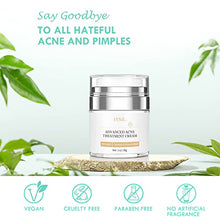 Load image into Gallery viewer, Acne Treatment Cream Ivnil Anti Acne Spot Treatment For Face, Back, Inner Thigh Butt, Anti Acne Cream For Teenagers Suitable For Sensitive Skin Natural Ingredients 30ml