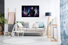 Load image into Gallery viewer, Joker & Card Batman Canvas Wall Art Picture Print (18x12in)