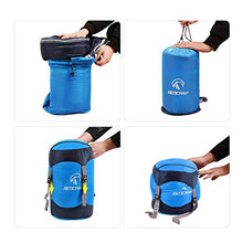 Load image into Gallery viewer, REDCAMP 35L Nylon Compression Stuff Sack for Sleeping Bag, Lightweight Compact Compression Bag for Camping Outdoor Hiking Backpacking Travelling, Blue X Large