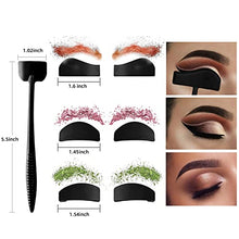 Load image into Gallery viewer, 6 in 1 Eyeshadow Stamp Eyeshadow Crease Line Kit, Silicone Eyeshadow Stamp Crease Cut Crease Tools, Reusable Eyeshadow Pads Lazy Quick Eyes Makeup Tool for Women Girls