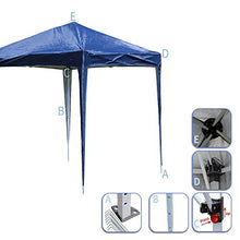 Load image into Gallery viewer, OFCASA 3M Pop Up Garden Gazebo Outdoor Party Tent with Carry Bag Awning Canopy Shelter for Outdoor Camping Wedding, Blue