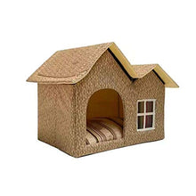 Load image into Gallery viewer, Ruixf Warm Dog Cat Kennel House Waterproof Weatherproof Indoor Outdoor Foldable Pet Shelter Puppy Nest 55x40x42 Cm (Type d)