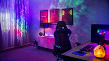 Load image into Gallery viewer, BlissLights Sky Lite 2.0 - LED Star Projector, Galaxy Lighting, Nebula Lamp for Gaming Room, Home Theater, Bedroom Night Light, or Mood Ambiance (Blue Stars, Smart App)