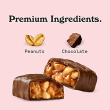 Load image into Gallery viewer, NICKS Peanuts n fudge Keto Chocolate Bars No Added Sugar 175 Calories, 3.9 Net carbs, Gluten Free Sweets Low carb Candy Snack Bar (Multipack 15x40g)