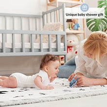 Load image into Gallery viewer, Baby Milestone Blanket | Monthly Photo Mat for Boy or Girl, Unisex | Bear & Woodland Theme | Personalised Baby Shower Present for New Mums | Age Mat | Soft & Comfortable | Includes Coloured Frames