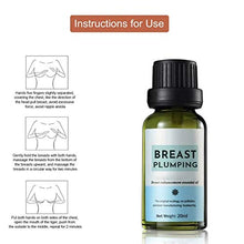 Load image into Gallery viewer, Breast Plumping Essential Oil with Plant Extracts Firming and Firming Care Massage Oil Natural Breast Enhancement Cream Eliminate Chest Wrinkle 20ml