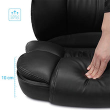 Load image into Gallery viewer, SONGMICS Office Executive Swivel Chair with 76 cm High Back Large Seat and Tilt Function Computer Chair PU Black OBG24BUK