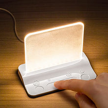 Load image into Gallery viewer, Integral Touch Glow LED Night Light Lamp with Touch Dimming Control, Touch Lamp for Bedroom, Baby Night Light, Night Lights for Toddler, Kids Light, Children’s, Nursery, Bedside, Bedroom,White Base