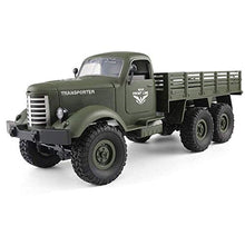 Load image into Gallery viewer, VanFty Rc Cars Rc Military Truck Off-Road Crawler Rc Trucks, 6WD Tracked Off-Road Toys 2.4GHz Radio Controlled Cars 1/16 Proportion Remote Control Army Truck For Boys Kids Adults