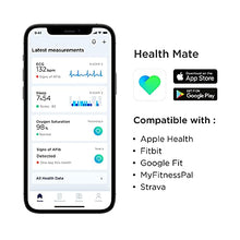 Load image into Gallery viewer, Withings Unisex's Scanwatch Horizon Hybrid Smart Watch with ECG, Heart Rate Sensor and Oximeter, SpO2, Sleep Tracking, Blue, One Size