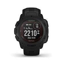 Load image into Gallery viewer, Garmin Instinct Solar Tactical, Solar-powered Rugged Outdoor Smartwatch with Tactical Features, Built-in Sports Apps and Health Monitoring, Black