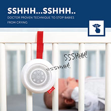Load image into Gallery viewer, Zazu Kids Suzy The Shusher On-The-Go Portable Baby Soother, 6 Calming Sounds Stop Babies from Crying, Battery-Operated Sound and White Noise Machine Baby Sleep Aid - Timer, Volume Control, Cry Sensor